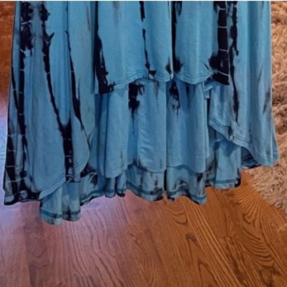New with tags•Karen Kane•Tie Dye Dress•Turquoise•Sz XL - Picture 3 of 5